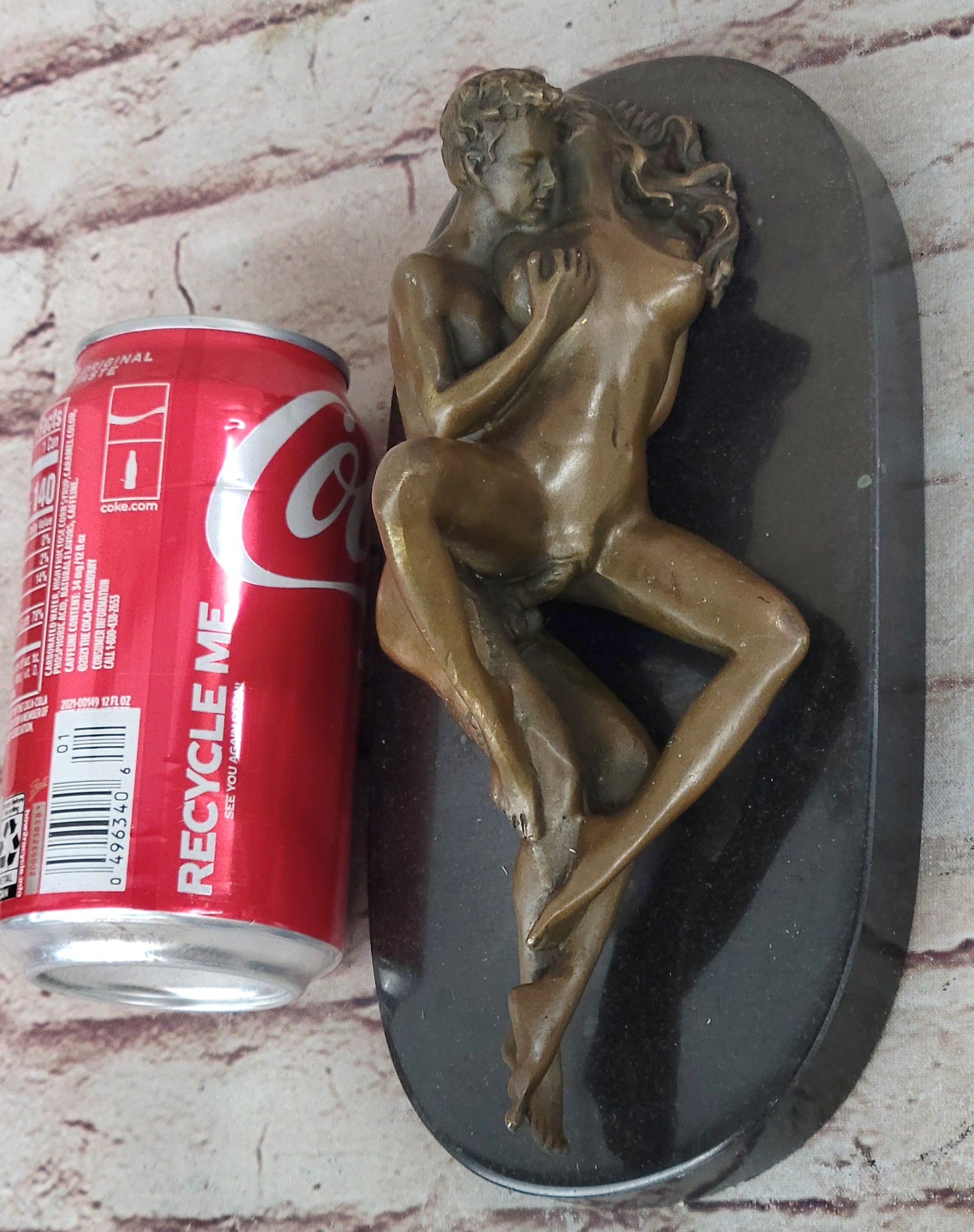 Limited Edition Moment Of Heat Power Dual Bronze Sculpture Figure Sex Sexual