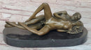 Limited Edition Moment Of Heat Power Dual Bronze Sculpture Figure Sex Sexual