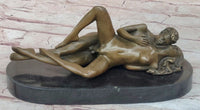 Limited Edition Moment Of Heat Power Dual Bronze Sculpture Figure Sex Sexual
