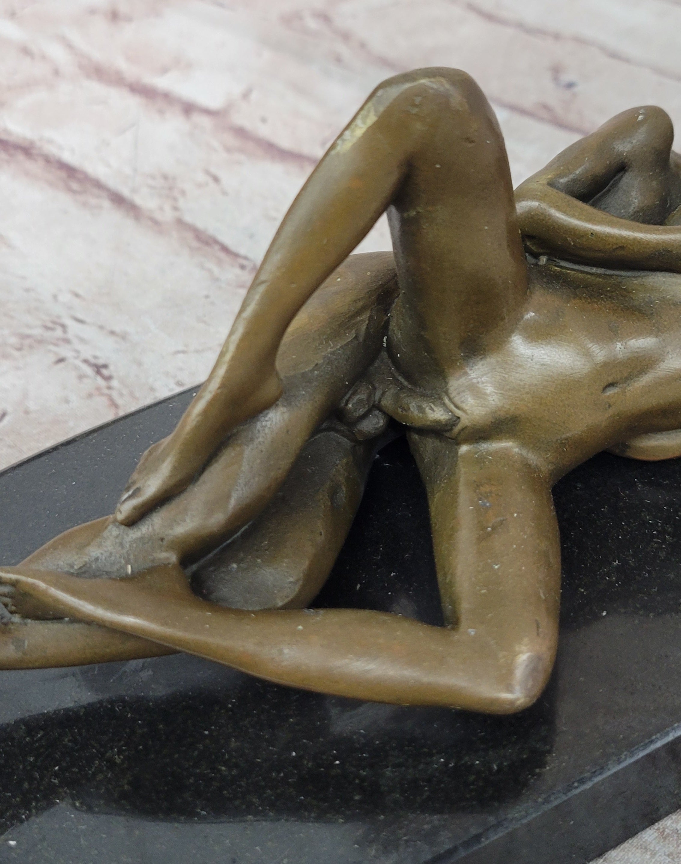 Limited Edition Moment Of Heat Power Dual Bronze Sculpture Figure Sex Sexual