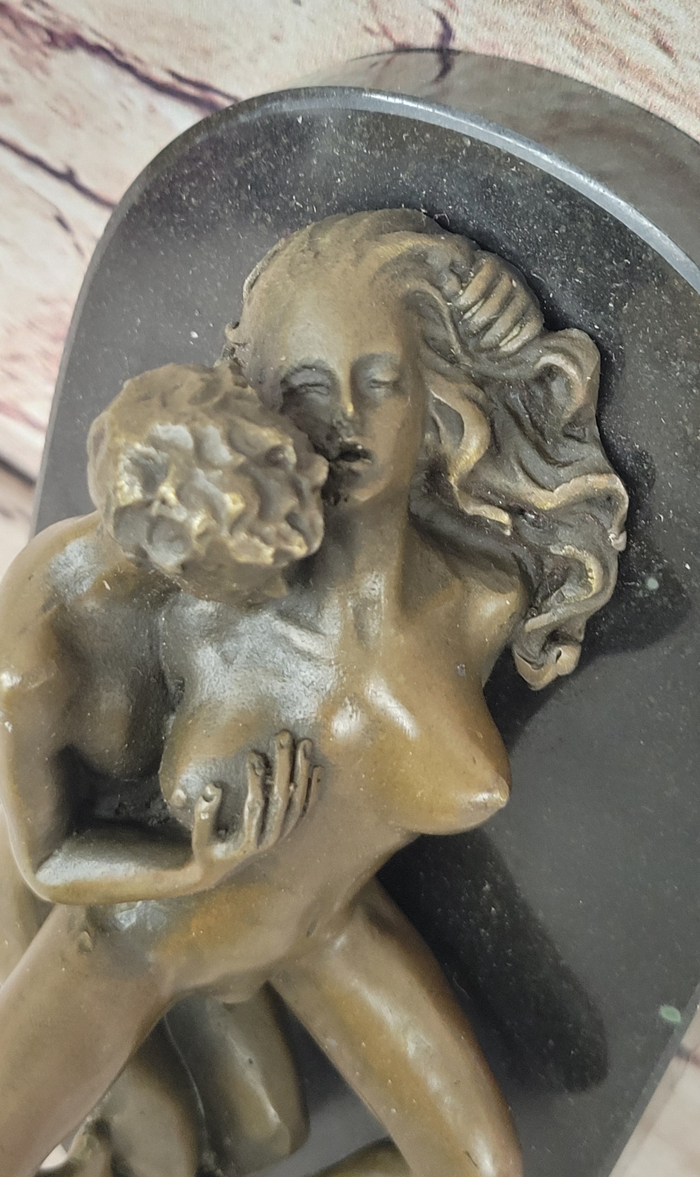 Limited Edition Moment Of Heat Power Dual Bronze Sculpture Figure Sex Sexual