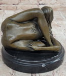 Contortionist Girl Athlete Yoga Bronze Sculpture 6"x 7"