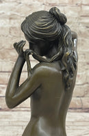 Hot Cast Bronze Sexy Nude Female Figure - Art Sculpture by Mario Nick