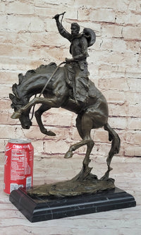 Bronco Buster Hot Cast Bronze Sculpture by Remington