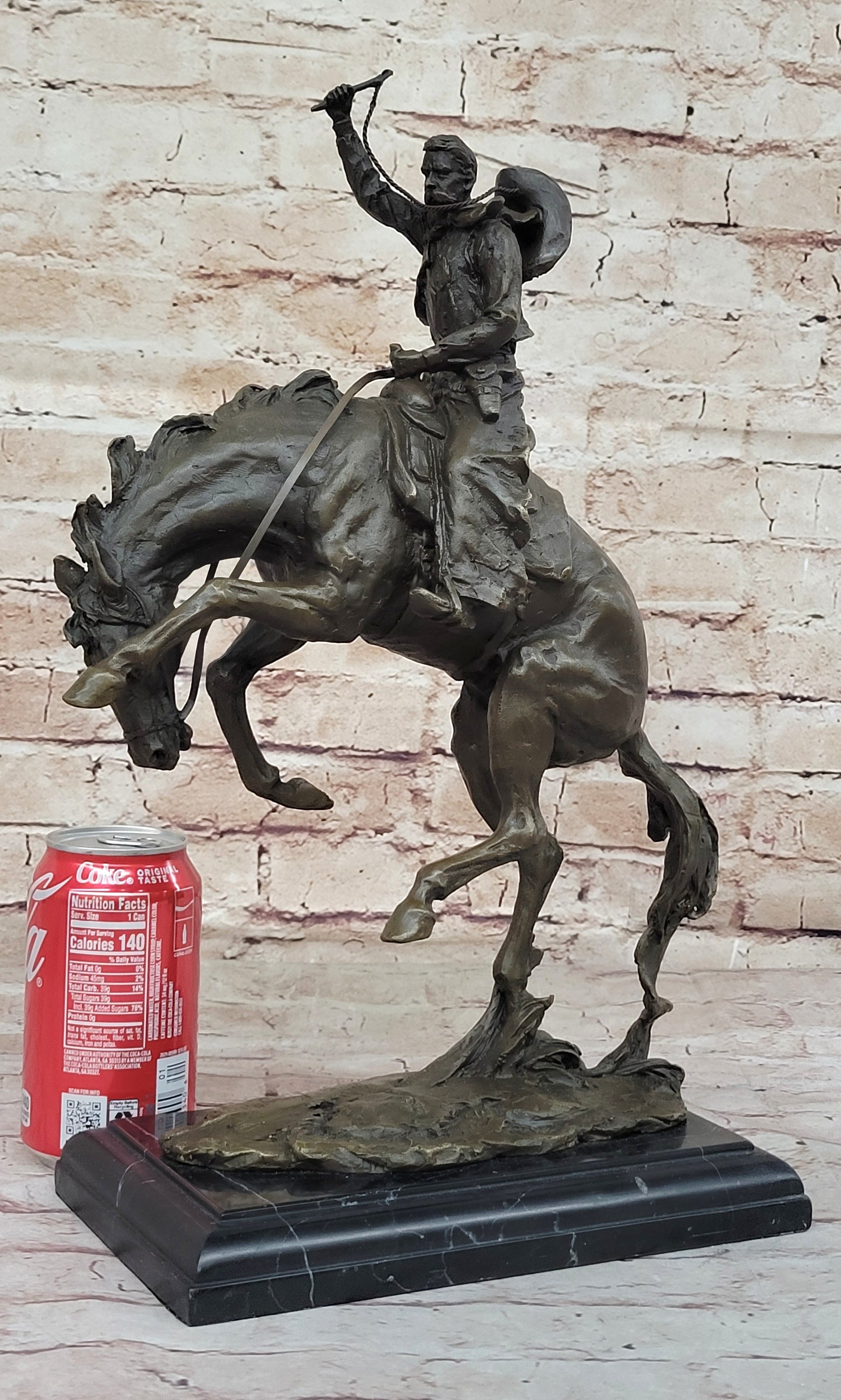 Bronco Buster Hot Cast Bronze Sculpture by Remington
