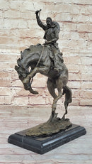 Bronco Buster Hot Cast Bronze Sculpture by Remington