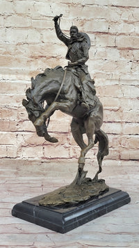Bronco Buster Hot Cast Bronze Sculpture by Remington