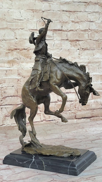 Bronco Buster Hot Cast Bronze Sculpture by Remington