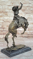 Bronco Buster Hot Cast Bronze Sculpture by Remington