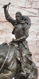 Bronco Buster Hot Cast Bronze Sculpture by Remington