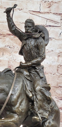 Bronco Buster Hot Cast Bronze Sculpture by Remington