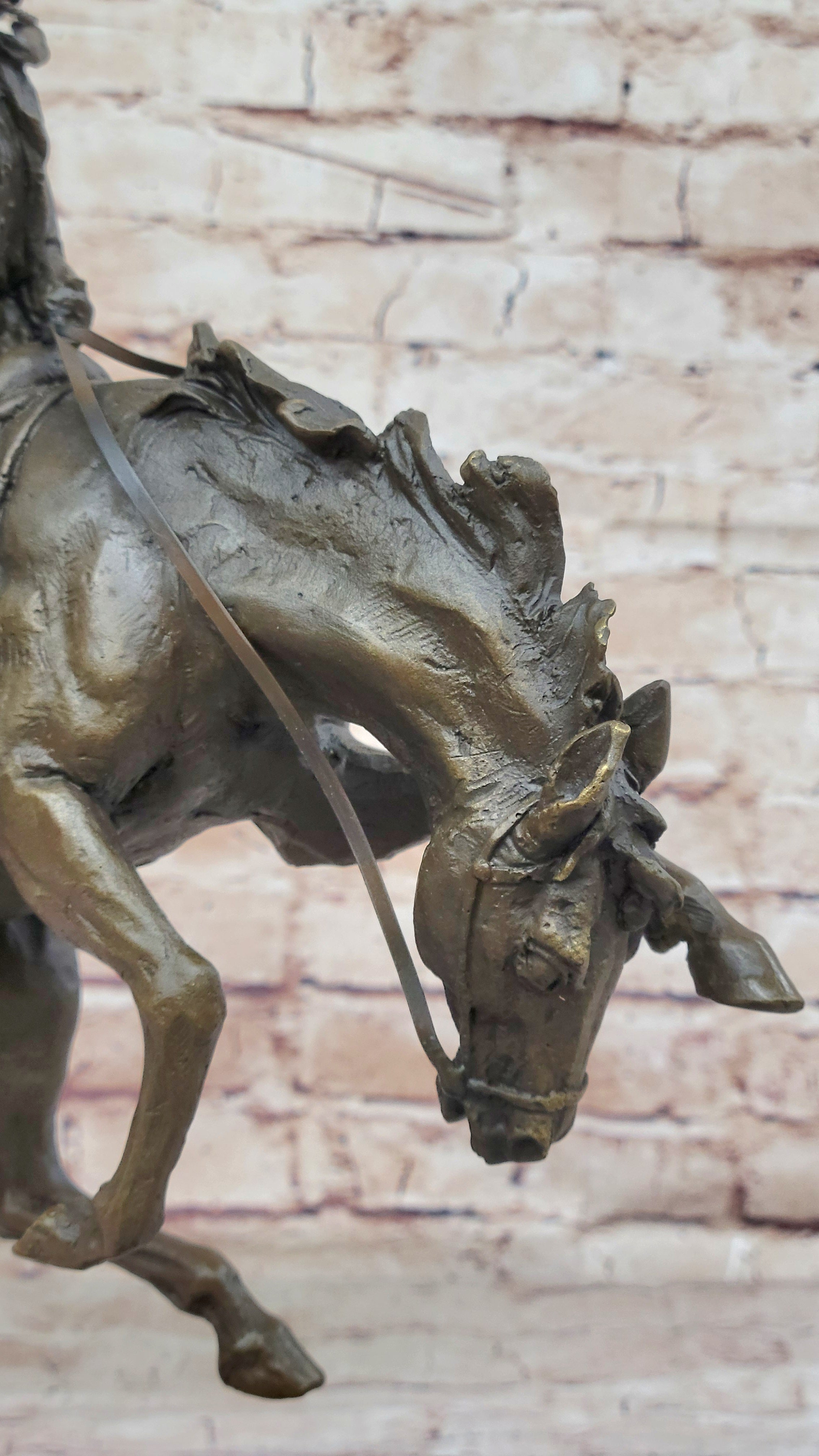 Bronco Buster Hot Cast Bronze Sculpture by Remington