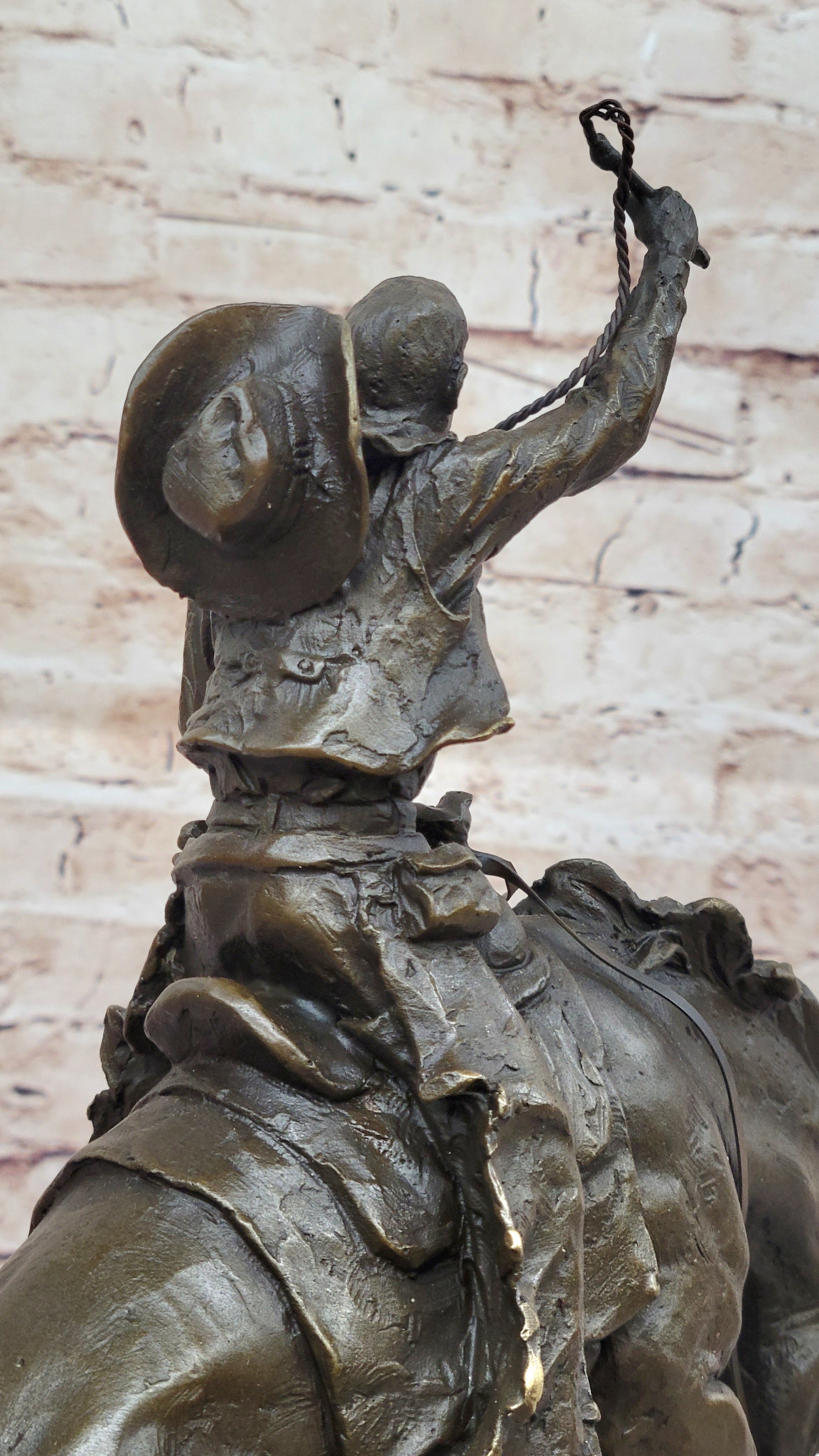 Bronco Buster Hot Cast Bronze Sculpture by Remington
