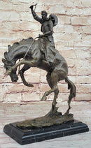 Bronco Buster Hot Cast Bronze Sculpture by Remington
