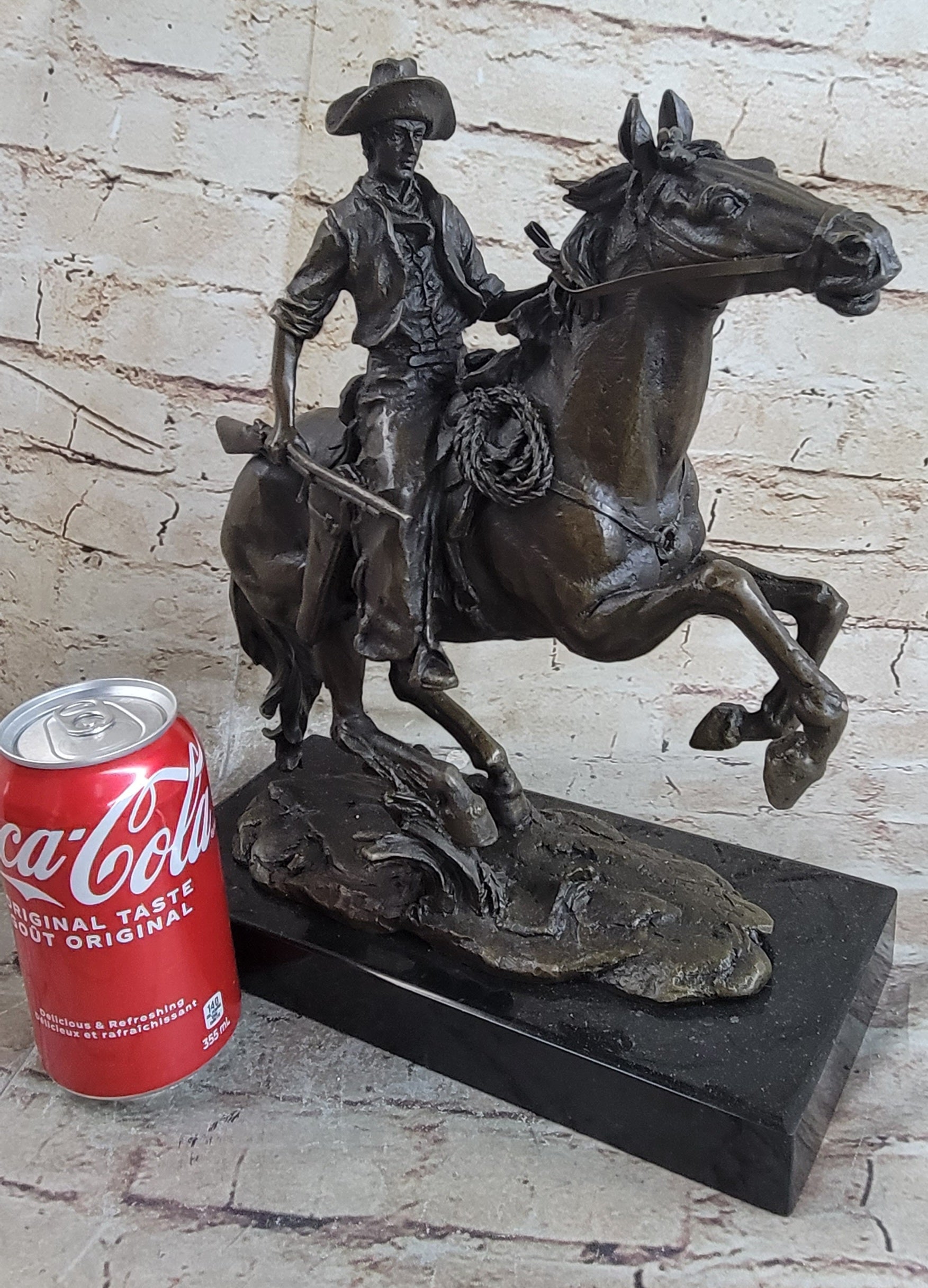 Arizona Cowboy Bronze by Frederic Remington