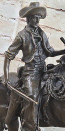 Arizona Cowboy Bronze by Frederic Remington