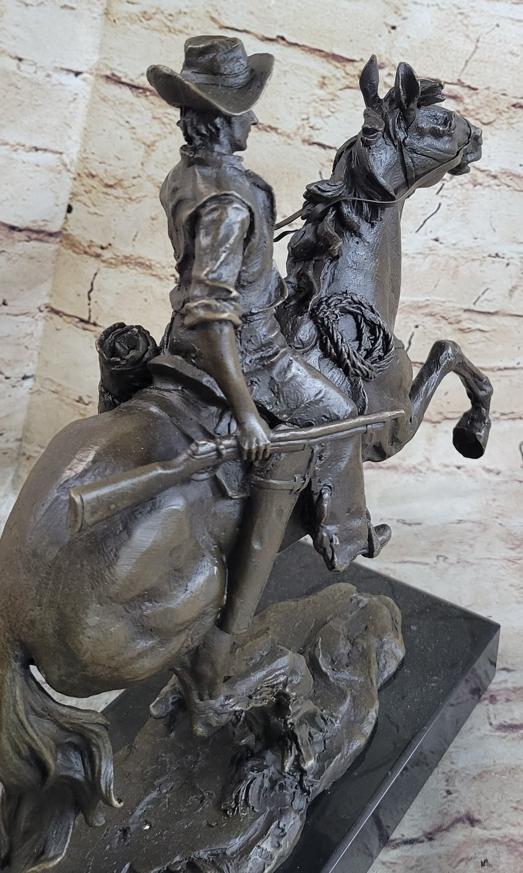 Arizona Cowboy Bronze by Frederic Remington