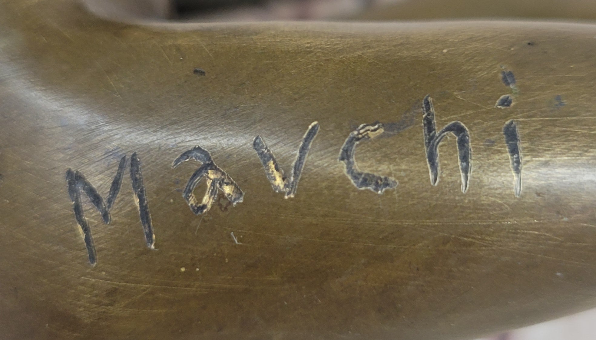 Erotic Bronze Sculpture Nude Female Looking Back by Mavchi