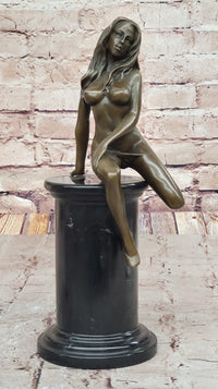 Bronze sculpture Sensual Female Erotica Woman Girl by Mavchi