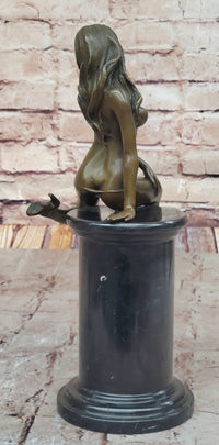 Bronze sculpture Sensual Female Erotica Woman Girl by Mavchi