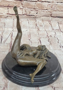 Erotic Exhibitionist Nude Female Exposed Figure Bronze Sculpture by Mavchi