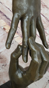 MARRY ME Engagement Ring Hand Sculpture Abstract 16" x 5"