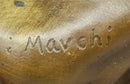 Nude Girl Laying Down Vouge Pose Model Bronze Statue Sculpture Modern Art 6" x 12"