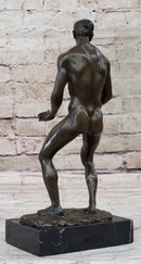 Love You This Much Nude Male Figure Bronze Sculpture Gay Art 12" x 6"