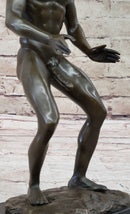 Love You This Much Nude Male Figure Bronze Sculpture Gay Art 12" x 6"