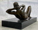 Male Model Sexy Pose Bronze Sculpture Statue Figure Bronze Sculpture Original Gay Erotic Art