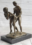 Standing Doggystyle Erotic Nude Bronze Sexual Sculpture by J. Mavchi