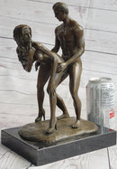 Standing Doggystyle Erotic Nude Bronze Sexual Sculpture by J. Mavchi
