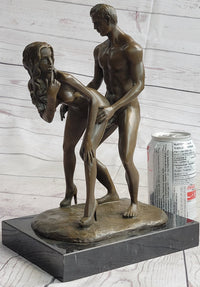 Standing Doggystyle Erotic Nude Bronze Sexual Sculpture by J. Mavchi
