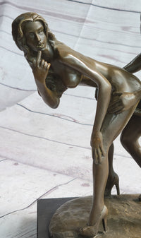 Standing Doggystyle Erotic Nude Bronze Sexual Sculpture by J. Mavchi