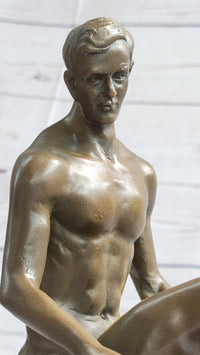 Standing Doggystyle Erotic Nude Bronze Sexual Sculpture by J. Mavchi