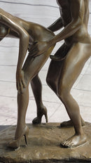 Standing Doggystyle Erotic Nude Bronze Sexual Sculpture by J. Mavchi