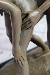 Standing Doggystyle Erotic Nude Bronze Sexual Sculpture by J. Mavchi
