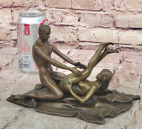 Erotic Figurines Sex on Rug Carpet Signed Art Mavchi