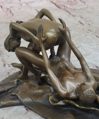 Erotic Figurines Sex on Rug Carpet Signed Art Mavchi