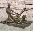 Erotic Figurines Sex on Rug Carpet Signed Art Mavchi