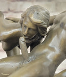 Blowjob Erotic Bronze Sculpture Figure Modern Art by Mavchi 7" x 8"