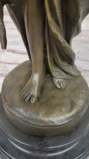 PHRYNE Bronze Sculpture Statue Nude Female Courtesan Figure 17.5" x 6"