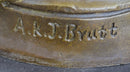 Art Deco Gilt Nude Girl Bronze Sculpture Museum Quality Hot Cast Figurine Figure