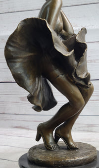 Marilyn Monroe Skirt Blowing Bronze Sculpture Seven Year Itch