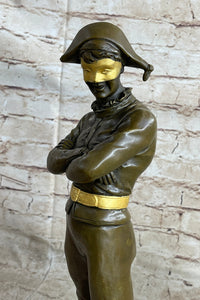 Harlequin Pantomime Bronze Figure by Rene de Saint-Marceaux 17" x 7"