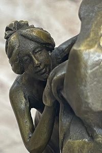 Moreau Enchanting Beauty Bronze Sculpture Art Marble