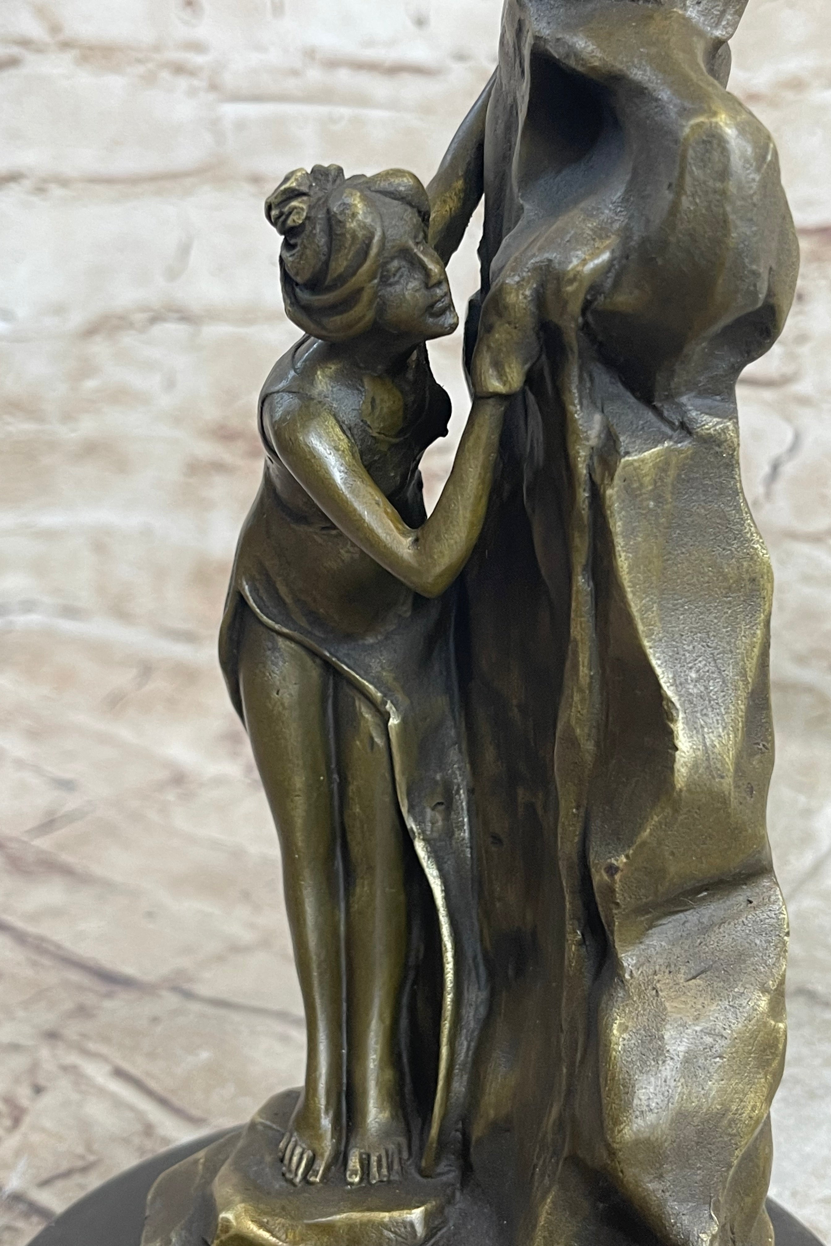 Moreau Enchanting Beauty Bronze Sculpture Art Marble