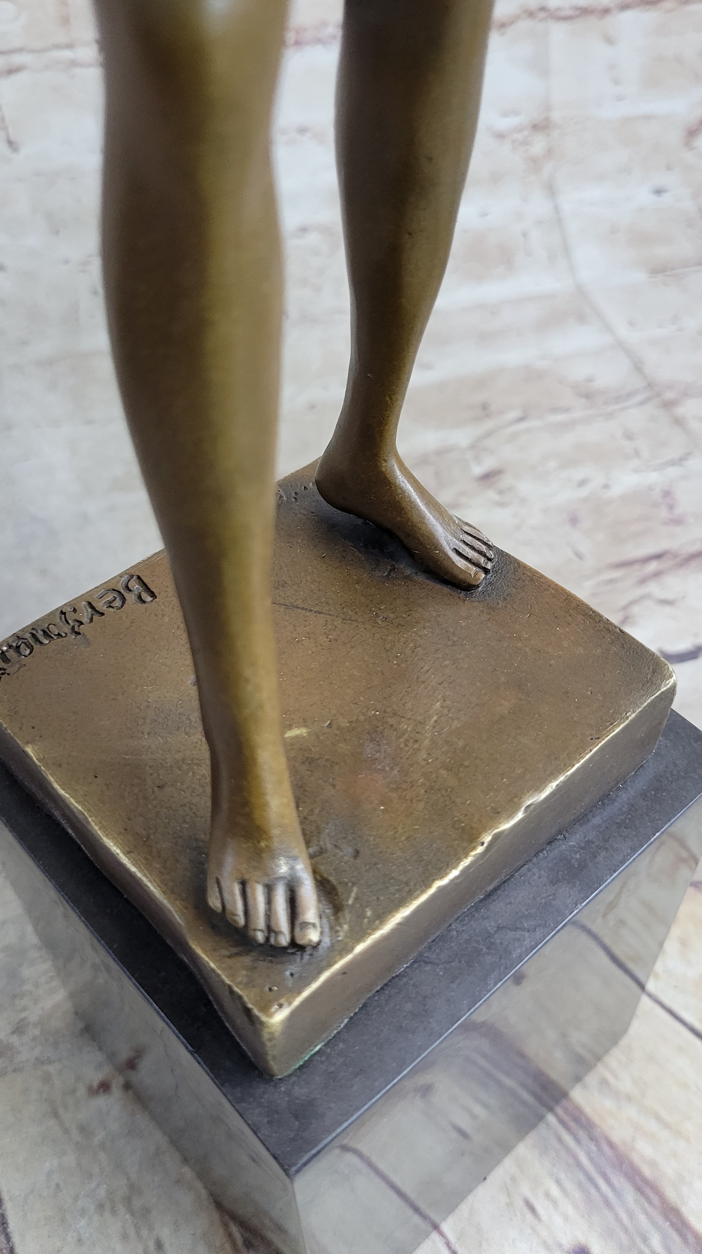 Bronze Sculpture of Dancing Woman – Art Deco Style