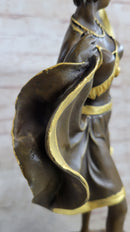 Bronze Sculpture of Dancing Woman – Art Deco Style
