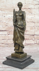 Bronze Fortuna Roman Of Fortune Statue Hot Cast Signed Artwork